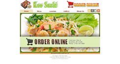 Desktop Screenshot of kaosushi.com